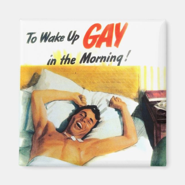 Aimant Ovaltine réveille l'aimant gay (Devant)