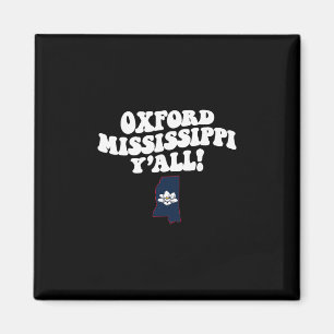 Aimant Oxford Mississippi Y'all Ms Vacances du Sud