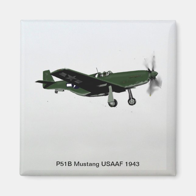 Aimant P51B Mustang (Devant)