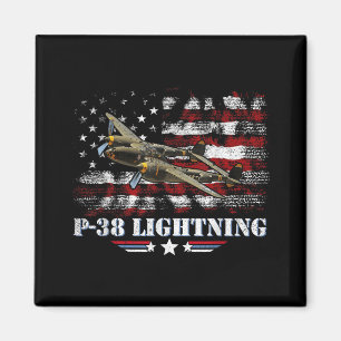 Aimant P-38 Lightning P38 2ème guerre mondiale Avion de c