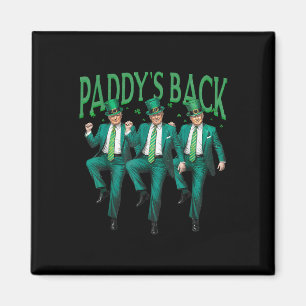 Aimant Paddle Dancing Trump Jour de la Saint Patrick Iris