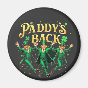 Aimant Paddy's Back Funny St Patrick's Day Trump Support
