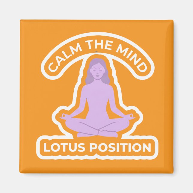Aimant Padmasana Lotus Position • Calm the Mind Yoga (Devant)