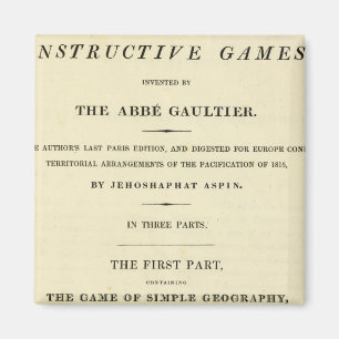 Aimant Page Titre Cours complet de géographie