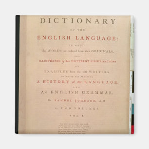 Aimant Page titre du volume I de l'anglais