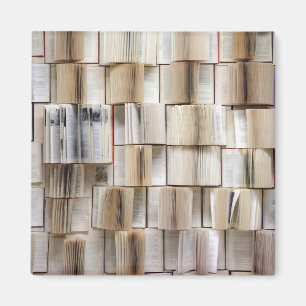 Aimant Pages de livres vintages ouverts