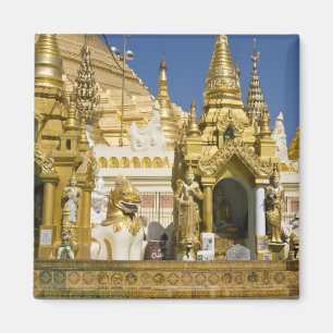 Aimant Pagode Shwedagon (Paya), grand site de temple qui