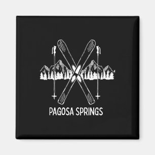 Aimant Pagosa Springs Colorado Montagnes Rocheuses Ski Sn