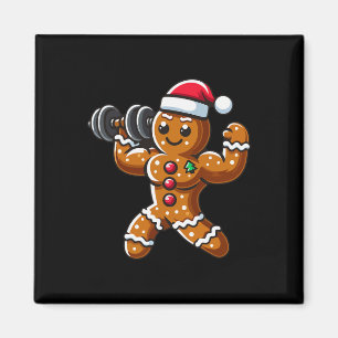 Aimant Pain d'épices de Noël Entraînement Homme haltérant