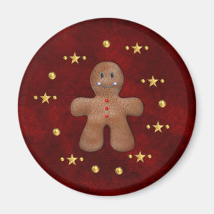 Aimant Pain d'épices Homme Magie de Noël