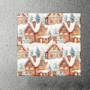 Aimant Pain d'épices Motif de Noël