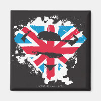 Paint Strokes British S-Shield
