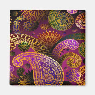 Aimant Paisley Purple