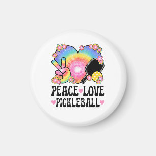 Aimant Paix Amour Pickleball