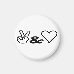 Aimant Paix et amour