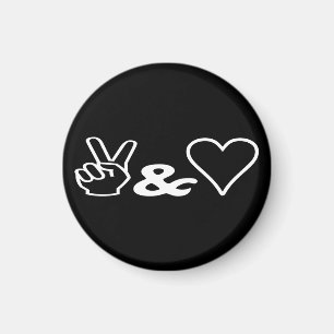 Aimant Paix et amour