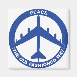 Aimant Paix La Voie Ancienne - B-52G Bleu