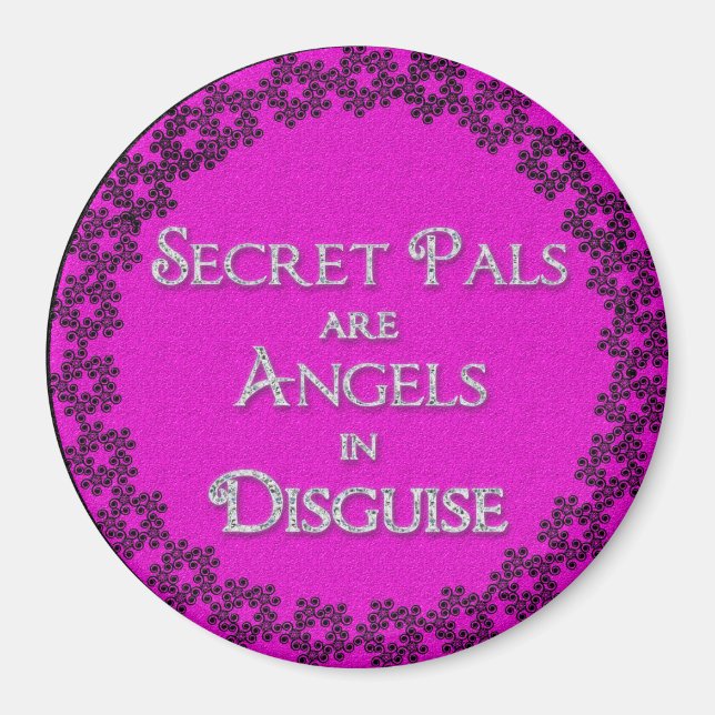 Aimant Pal Secret - Arrondi (Devant)