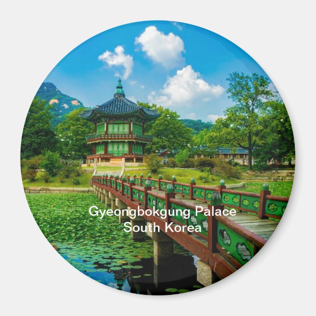 Aimant Palais Gyeongbokgung, Corée du Sud (Devant)