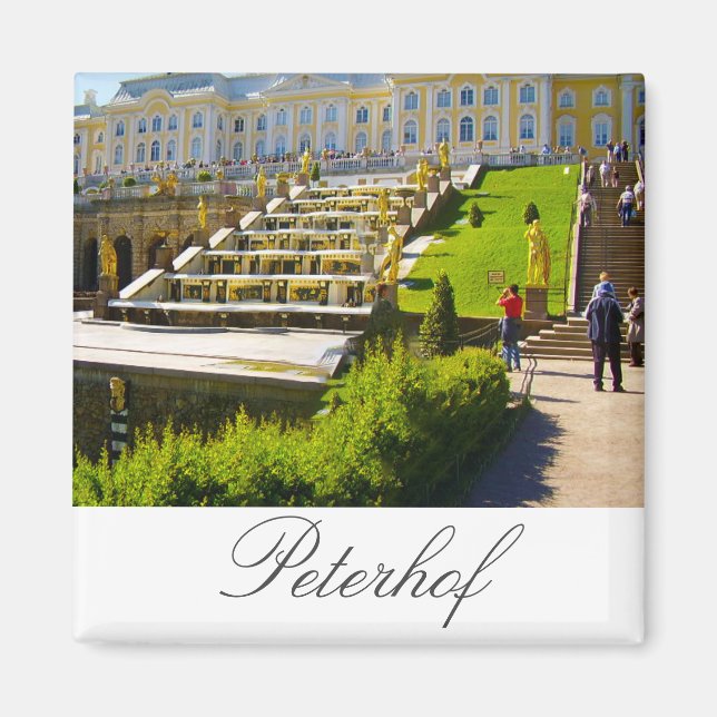Aimant Palais Peterfhof Saint Petersburg Russie (Devant)