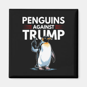Aimant Palmes de pingouin levées résistent drôles de ping