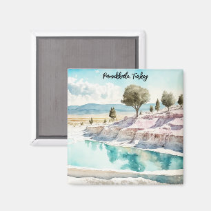 Aimant Pamukkale Turquie Voyage Minéral Thermique