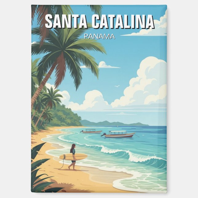 Aimant Panama Père Noël Catalina Travel (Recto)