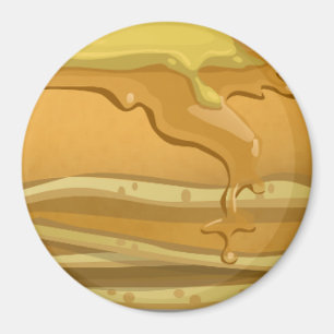 Aimant Pancake et sirop d'érable mignon