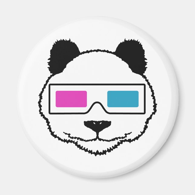 Aimant Panda 3D (Devant)