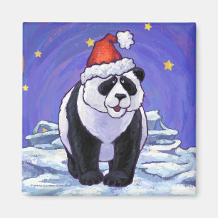 Aimant Panda Bear Noël