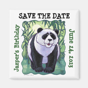Aimant Panda Bear Party Centre