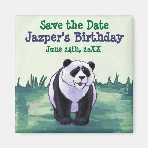 Aimant Panda Bear Party Centre