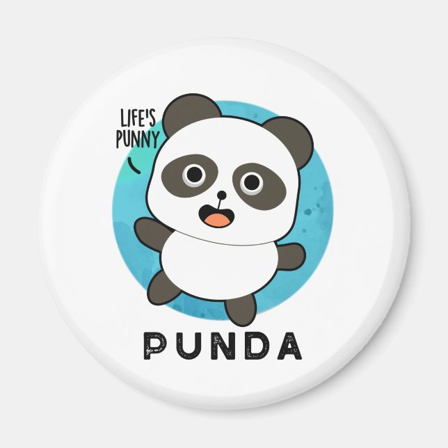 Aimant Panda Pun Animal Punda Funny (Devant)