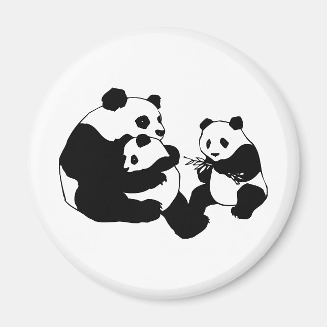 Aimant Pandas (Devant)