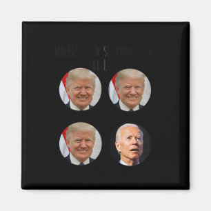 Aimant Panier amusant Trump Biden Élections Mème Vote