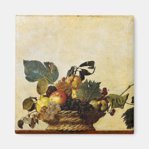Aimant Panier avec le fruit, Caravaggio