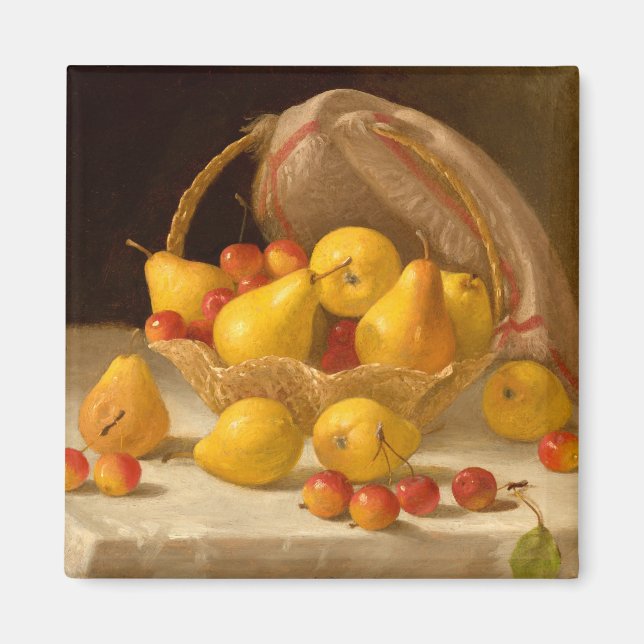 Aimant Panier de poires et de crabes (Devant)