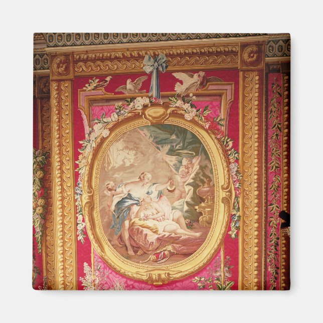 Aimant Panneau de tapisserie représentant Cupid et Psyche (Devant)