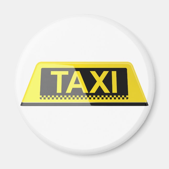 Aimant Panneau de taxi (Devant)