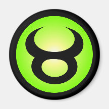 Panneau Horoscope Taurus Vert soleil