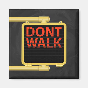 Aimant Panneau piéton New York