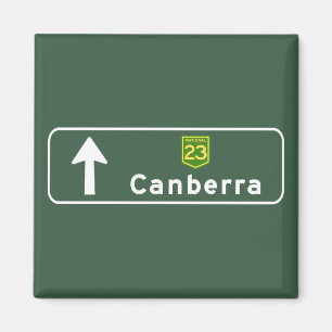 Aimant Panneau routier de Canberra, Australie
