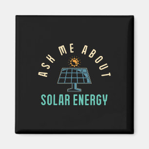 Aimant Panneau solaire Demandez-moi l'énergie solaire