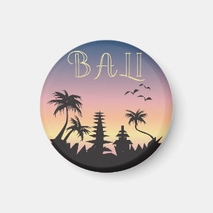 Aimant Panneau touristique de l'île de Bali