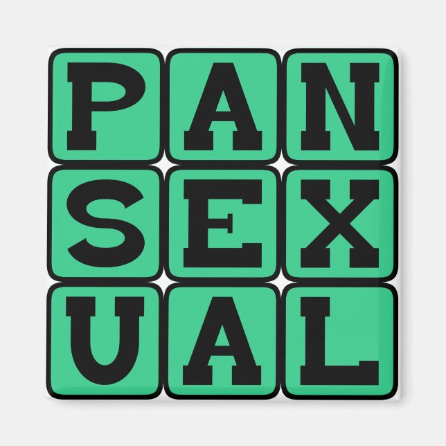Aimant Pansexuel, Omnisexuel (Devant)