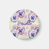 Pansies Pansy Fleur violet Rose floral