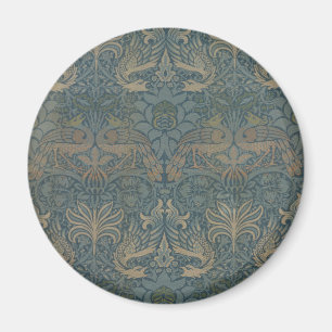 Aimant Paon et Dragon par William Morris