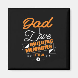 Aimant Papa Cadeau Amour Construire des souvenirs avec to