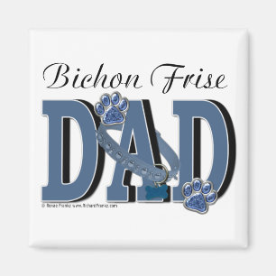 Aimant PAPA de Bichon Frise