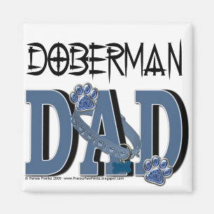 Aimant PAPA de dobermann